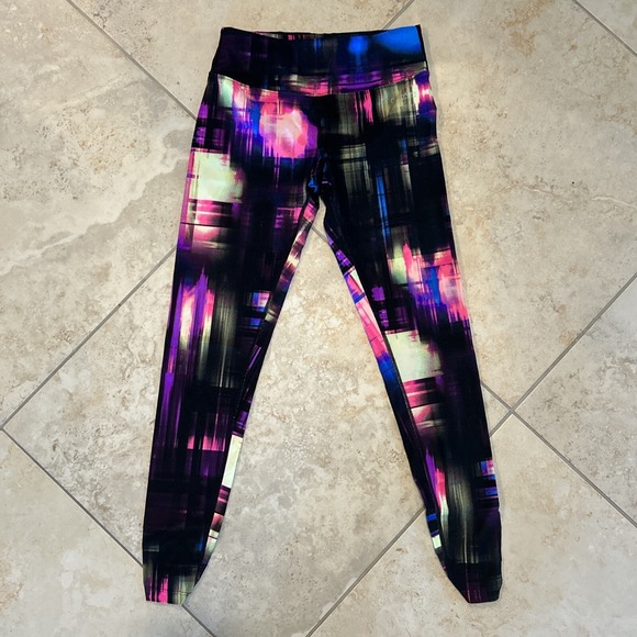 Calvin Klein Pants - Calvin Klein Performance Leggings Quick Dry Abstract Multicolor Size XSmall Used